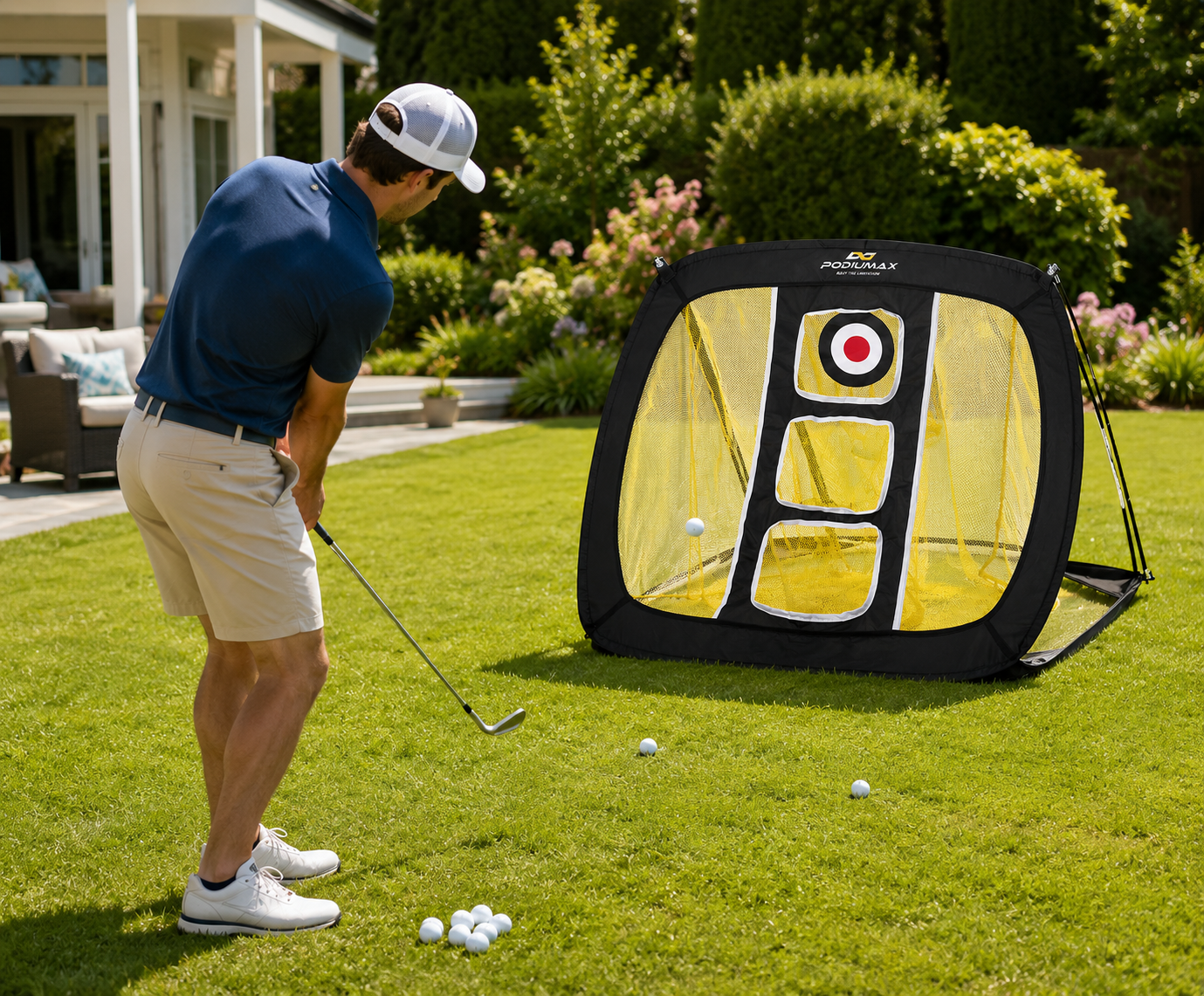 Golf Chipping Net – Foldbart Træningsnet til Hjemmebrug