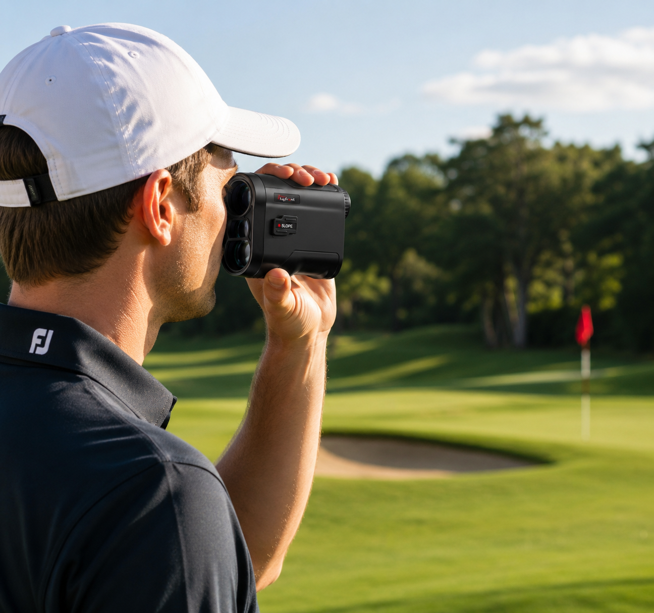 Golf Afstandsmåler – Premium Rangefinder med Slope & Flag Lock